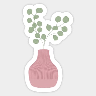 Still Life - Eucalyptus branch in a vase Sticker